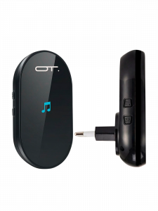 Звонок беспроводной сетевой 45 мелодий Орбита OT-HOC21 Черный